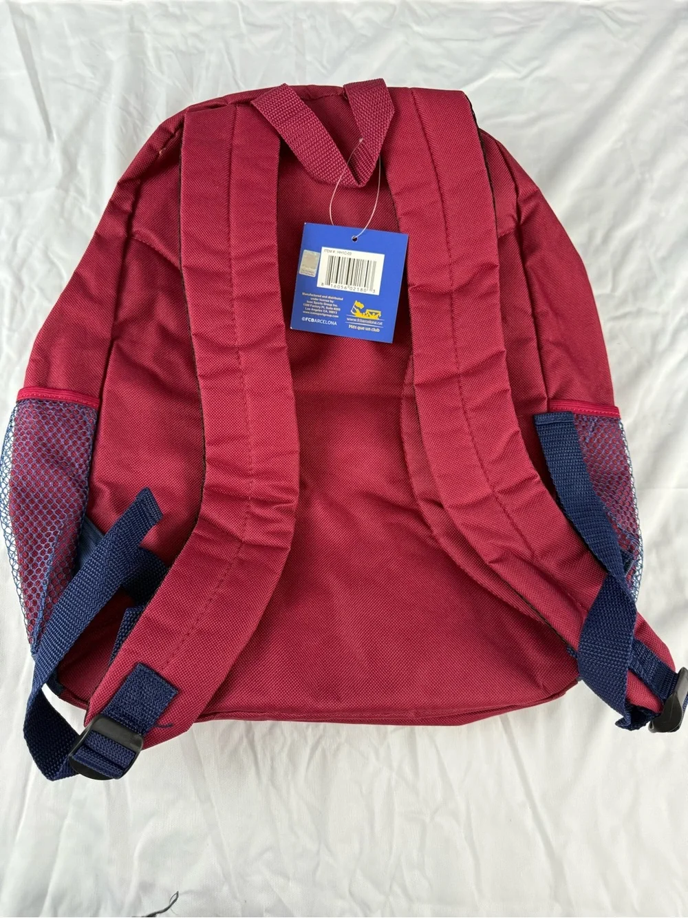 FC Barcelona Soccer Backpack - Blue & Red Team Colors Fan Backpack